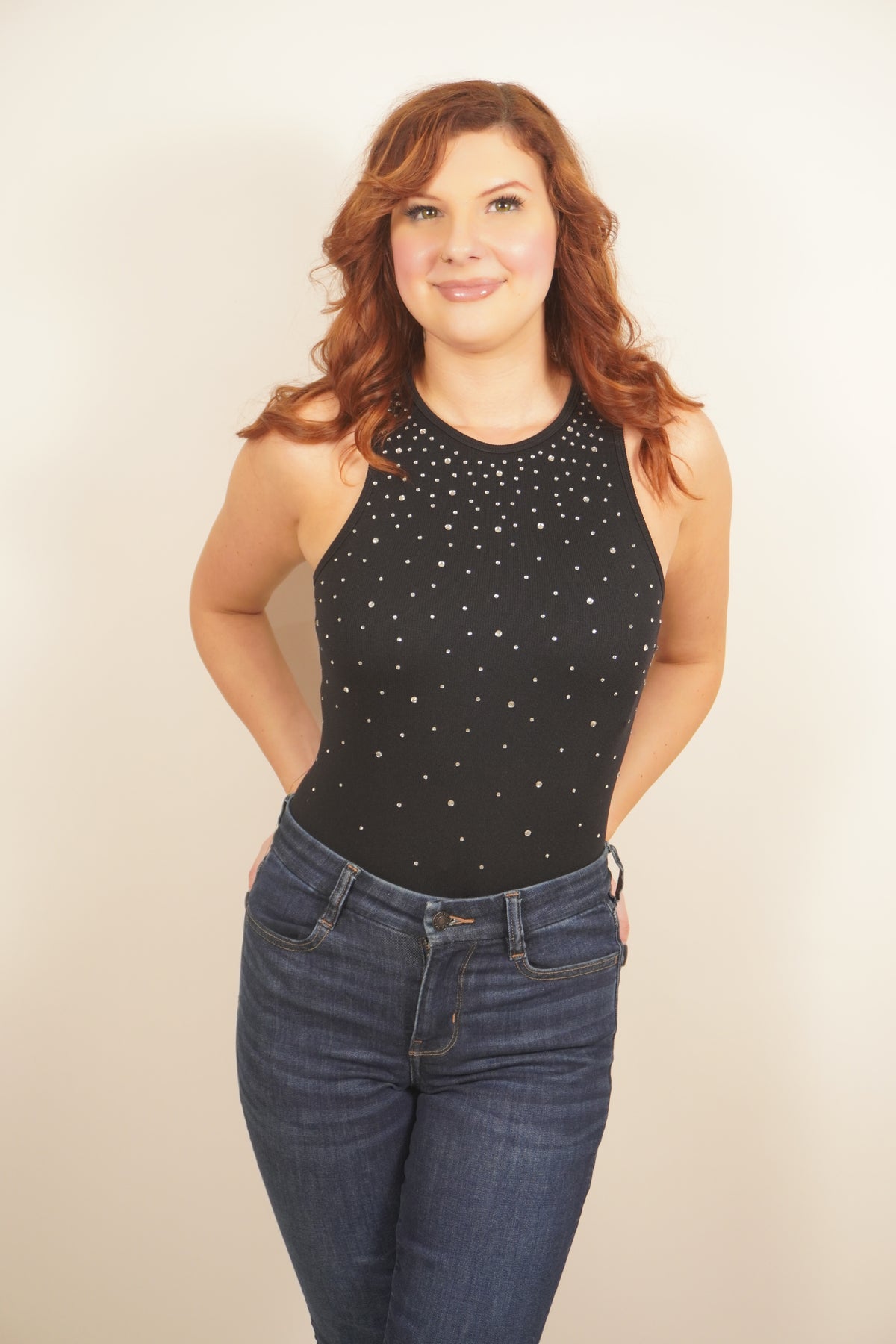 Sparkle Embellished Bodysuit